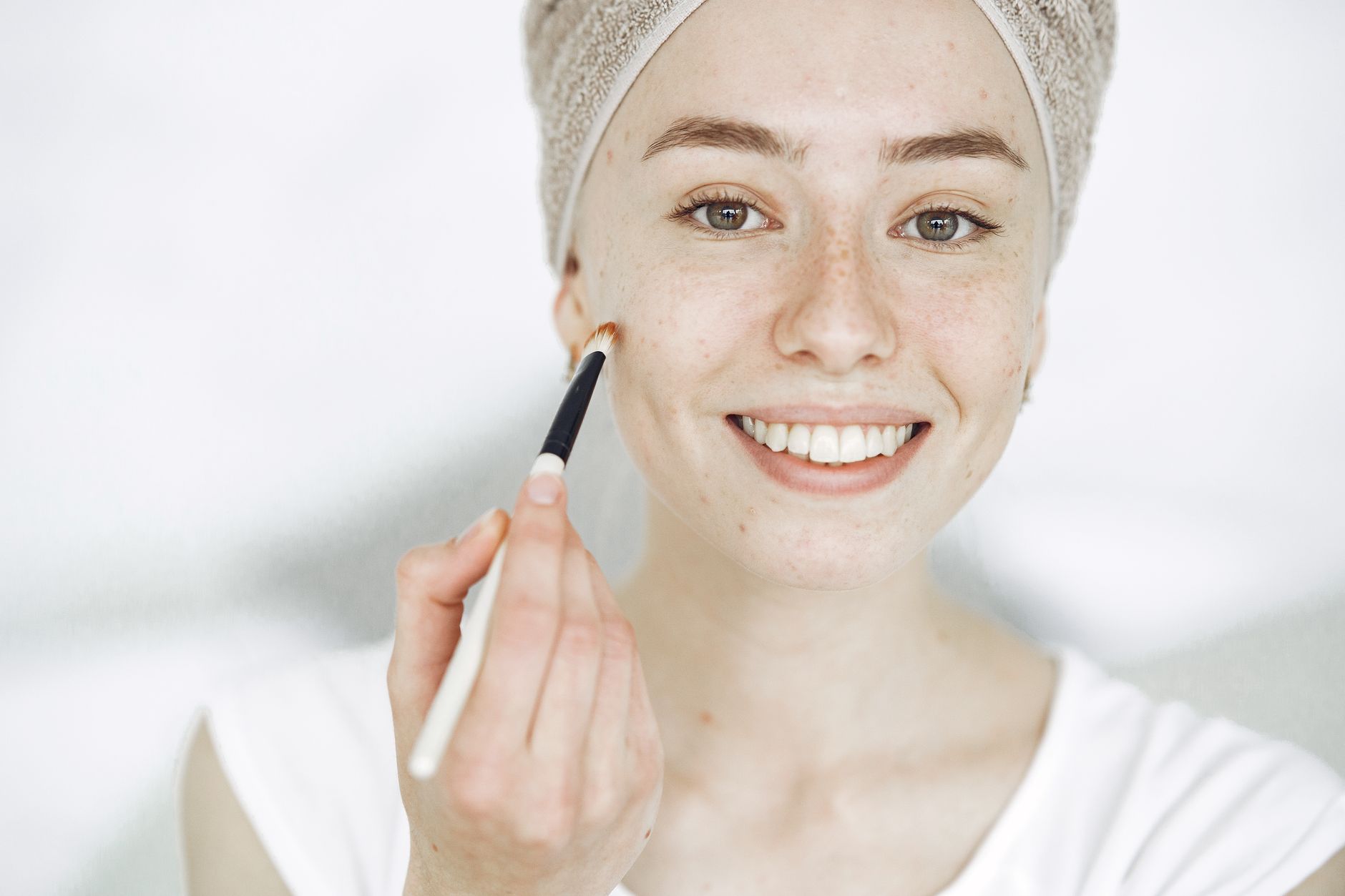 Testing lightweight K-beauty skincare textures
